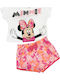 Σετ Καλοκαιρινό 2τμχ Ροζ Minnie Mouse