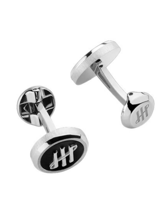 Montegrappa Μανικετόκουμπα από Ατσάλι σε Ασημί Χρώμα