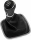 Shift Knob with Cover Gear Lever VW Polo '15-'18 6C Facelift 6 Speeds R123456 Silver Frame 6R0711113AEMI