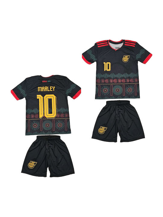 Kids Football Set Bob Marley Jamaica National Team 2026 Black Balón De Oro Black Unisex Kids Ab169