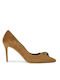 Belgravia Wildleder Pumps Tabac Braun