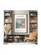 Poster Claude Monet Beach Falaise D Amont Art232 40cm X 50cm Κορνίζα Καφέ Ξύλου 63368pd156123f63322