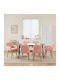 Pink Dining Chairs 6 pcs 59x57x85 cm