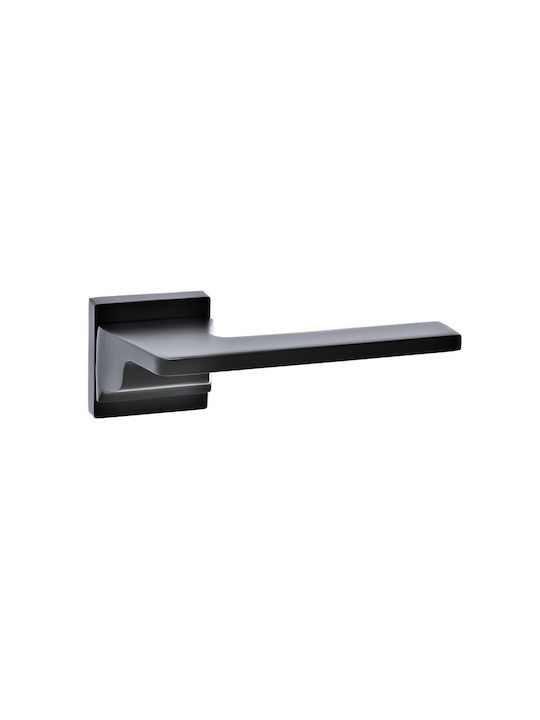 Best Design WC Lever with Rosette 475 Black