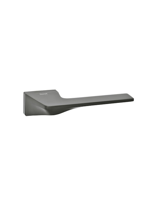 Best Design WC Lever with Rosette 495 Black
