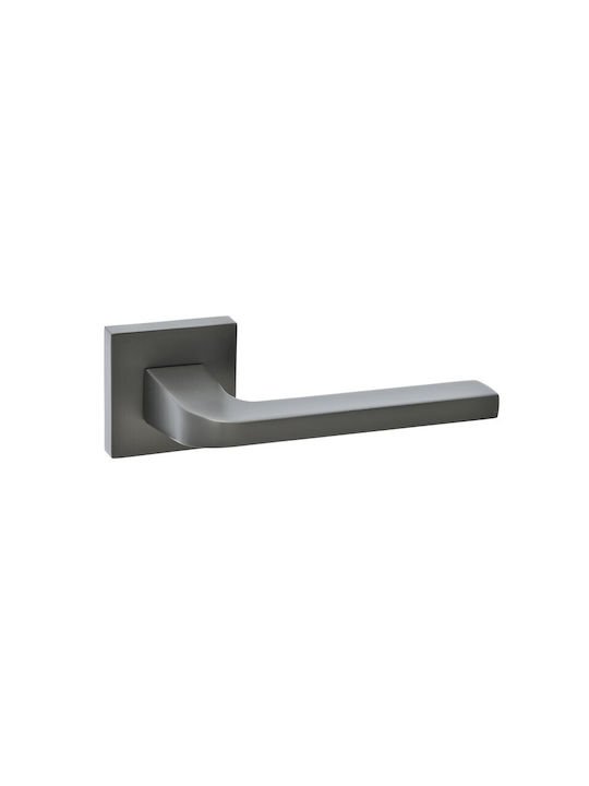 Best Design WC Lever with Rosette 375 Black
