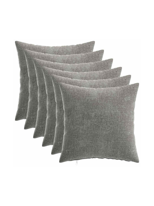 vidaXL Decorative Pillow Case Dark Grey 35x35cm