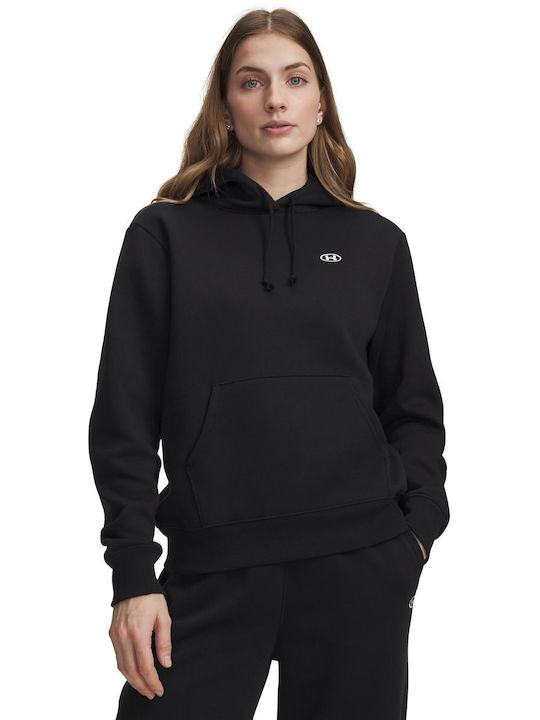 Under Armour Суитшърт Черен с Качулка