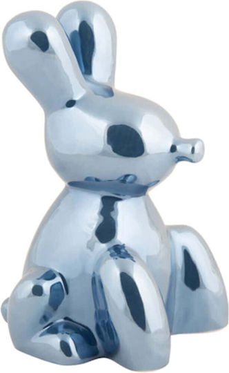 Present Time Decorative Rabbit Made of Ceramic Material 9x15cm
