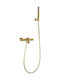 Imex Thermostatic Mixing Bathtub Faucet Complete Set Gold