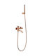 Imex Mixing Bathtub Faucet Complete Set Rose Gold