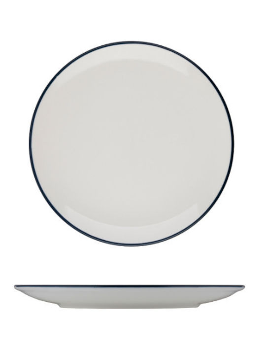 XM-Casa Shallow Plate Made of Blue Porcelain 23cm
