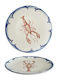 XM-Casa Shallow Serving Plate Made of Blue Porcelain 25cm
