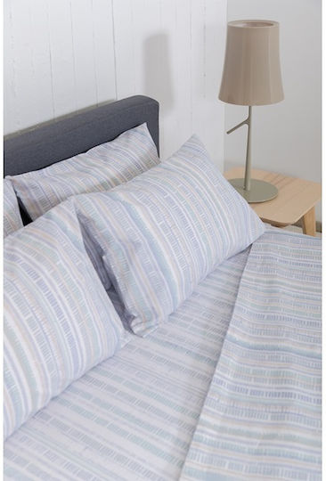 Viokarpet Bettlaken Naf Naf Summit 154 Denali Blau-Set Bettlaken Gummibettlaken