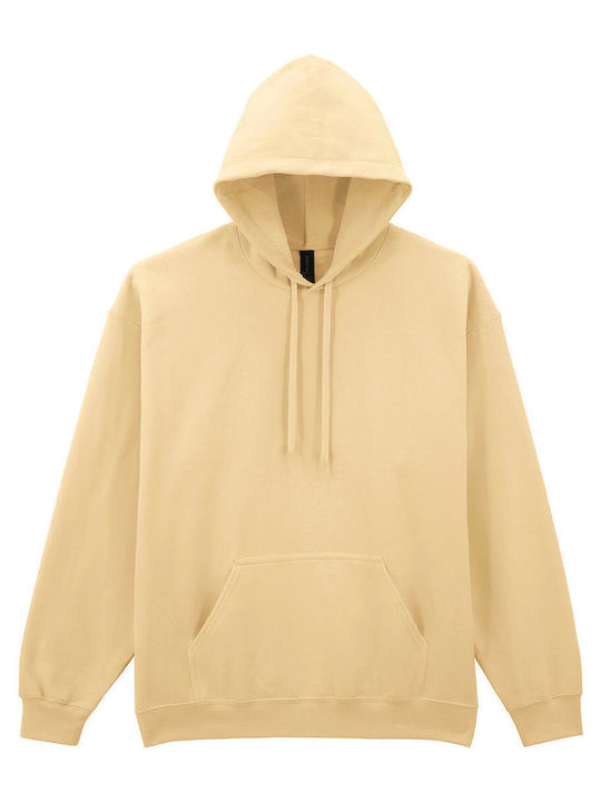 Gildan Softstyle Мъжки Рекламен Суитшърт Дълъг Ръкав Yellow Haze