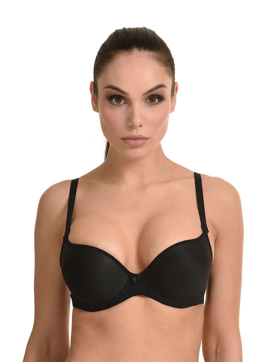 Miss Rosy Black Bra