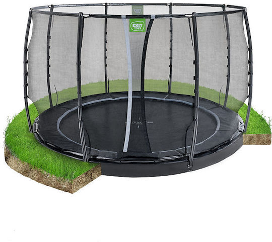 Exit Toys Trambulină de Exterior cu Diametrul de 366 cm cu Plasă de Protecție