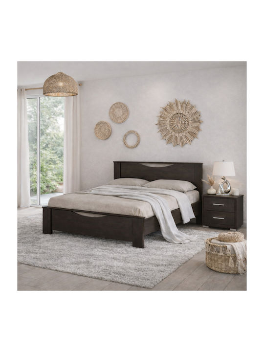 Bedroom Furniture Set Smile Wenge 140x200cm 2 Pieces