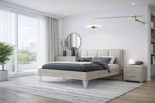 Set De Mobilier Pentru Dormitor 160x200cm 5 Bucăți Set De Mobilier Pentru Dormitor 160x200cm 5 Bucăți