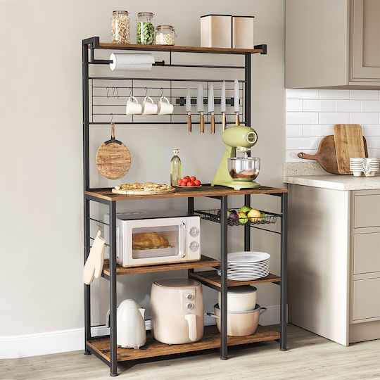 Brown Bookcase 90x42x167cm