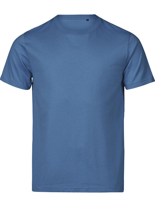 Tee Jays Luxury Ανδρικό Διαφημιστικό T-shirt Κοντομάνικο Ocean Blue