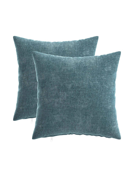 vidaXL Blue Decorative Pillow Case 40x40cm