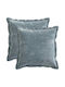 vidaXL Dekorativer Kissenbezug Hellblau 50x50cm