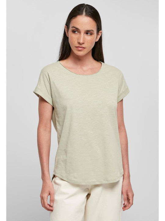 BYB Women's Promotional Short Sleeve T-Shirt Soft Salvia