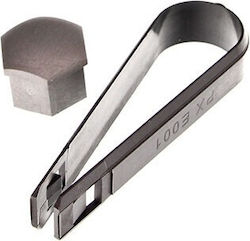 Febi Autoschraubenmuttern Abdeckkappen 17mm Verpackung 20 Stück Grau