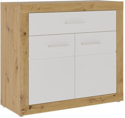 Buffet Romfera 126 Wooden with Drawers White 97x35x86cm
