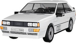 Cobi Mașină Cobi Audi Quattro 1980 Alb Scara 1:35