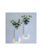 SteweHome Wall Decor White Wooden 30x10cm