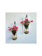 SteweHome Wanddekoration Rosa aus Hölzernes 30x14cm