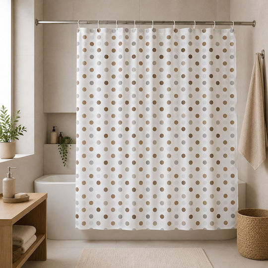 Ankor Polka Dot Shower Curtain 282830
