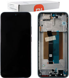 Xiaomi Redmi Note 15 Pro 5G Ersatzbildschirm mit Touch-Mechanismus und Rahmen 56001700p1600 Blau Original Service Pack