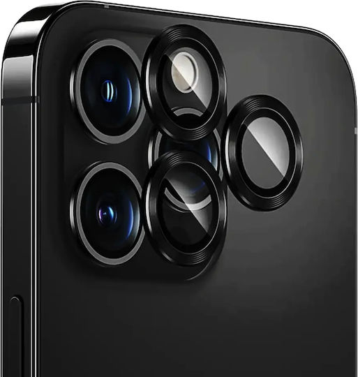 Sunix Camera Protection Tempered Glass Black for iPhone 14 Pro / 14 Pro Max