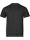 Tee Jays Ανδρικό Διαφημιστικό T-shirt Κοντομάνικο Black