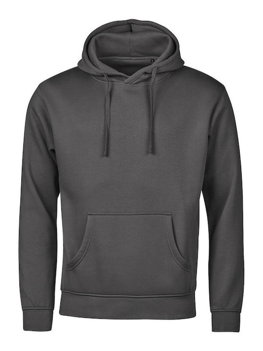 Tee Jays Ανδρικό Διαφημιστικό Φούτερ Μακρυμάνικο Dark Grey