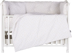 Chipolino Baby Bettwäsche-Set Für Wiege Beige 9 Stücke