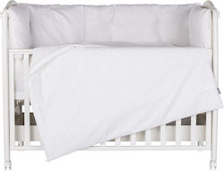 Chipolino Baby Bettwäsche-Set Für Wiege Mint Sterne 9Stücke