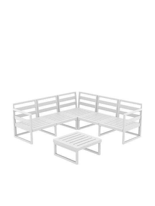 Mykonos Corner Sofa Outdoor from Polypropylene 200x200cm