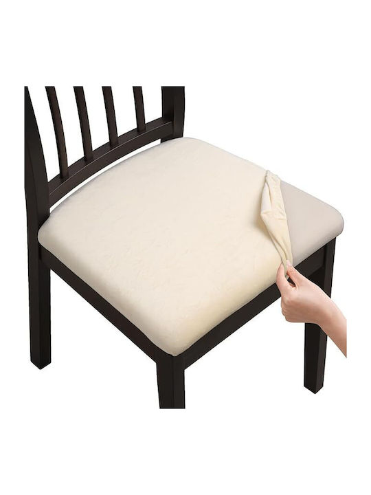 Kraft World Elastische Abdeckung Für Stuhl Ecru