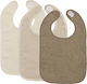 Babici Pentru Bebeluşi Din 100% Bumbac Cu Autocolant Natural/Soft Sand/Taupe 3 Bucăţi