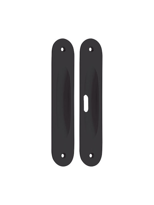 Zogometal 220 Χούφτα Πόρτας με Οπή Μαύρη 29.0220.00BC.0086 Zogometal 220 Χούφτα Πόρτας με Οπή Μαύρη 29.0220.00BC.0086