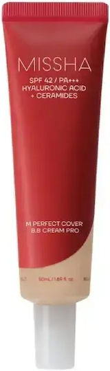 Missha M Perfect Cover BB Cream Pro No21 Ενυδατική Κρέμα Προσώπου Ημέρας 50ml