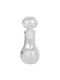Keskor Glass Water Bottle With Screw Lid Transparent 50ml