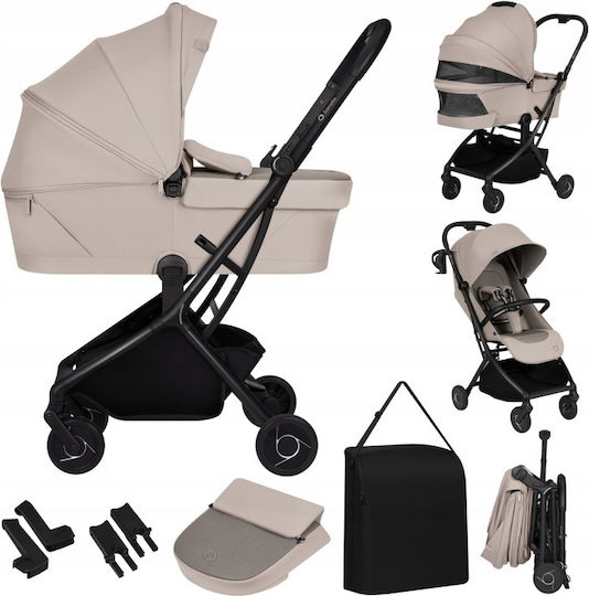 Lionelo Sia Flex Reversible 2 in 1 Baby Stroller Suitable for Newborn Beige Sand