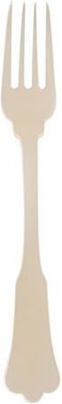 Sabre Set Fruit Dessert Forks Stainless Beige 6 Pieces