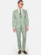 Men's Suit with Slim Fit Green