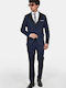 Men's Groom's Suit with Regular Fit Navy Blue